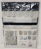 SHOWER CURTAIN MSHINE YB2950810 180 X 180CM WITH HOOKS