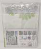 SHOWER CURTAIN MSHINE YB2950810 180 X 180CM WITH HOOKS