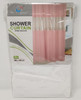 SHOWER CURTAIN OUMEIYA F648 180 X 180CM WITH HOOKS