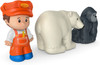 Toy Fisher Price Little People Zoo Train w/figures & Music