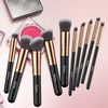 Makeup Brushes SOLVE Premium Makeup Brush Set Synthetic Cosmetics Foundation Powder Concealers Blending Eye Shadows Face Kabuki Makeup Brush Sets 10pcs Rose Golden