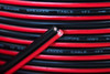 SPEAKER WIRE 12G CABLE 12-500 BLK AUDIO PIPE BLACK AND RED SOLD PER YARD
