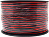 SPEAKER WIRE 14G YDS CABLE 14-500 BLK AUDIO PIPE BLACK AND RED SOLD PER YARD