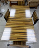 WOOD DINING TABLE YR2201-1010 WITH 4 CHAIR SET (WOOD LOOK)