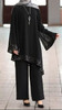 Pants Suit Evening Black Plus Size