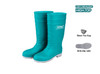 LONG BOOTS TOTAL SAFETY TIP TSP302SB GREEN RUBBER STEEL TOE