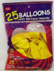PARTY BALLOONS COLORED 25PCS PACK UBL SC0030