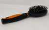 HAIR BRUSH td EGG SHAPE BLACK & COLOR HANDLE