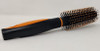 HAIR BRUSH ROUND BLACK & COLOR HANDLE