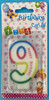 PARTY BIRTHDAY CANDLE NUMBERS 0-9 1234