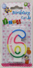 PARTY BIRTHDAY CANDLE NUMBERS 0-9 1234