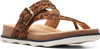 Footwear Women Clarks Brynn Madi Leopard Flat Sandal
