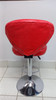 BAR STOOL 02 CHROME & RED