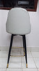 BAR STOOL 01 BLACK & GREY 4-FOOT