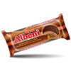 ULKER CHOCOLATE ALBENI COOKIE SANDWICH BISCUIT FILLED WITH  CARAMEL 344g