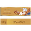 LINDT SWISS CLASSIC GOLD HAZELNUT MILK CHOCOLATE BAR 300g