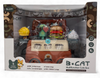 Toy Bus Food Kitchen Play Set 3 Cat Multifunction Cute R003