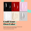 Nails Beetles Gel polish Kit w/ 48w UV lamp Black/red