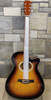 GUITAR JEAN PAUL JPCXS50CET-YB GLOSSY YELLOW BURST 39" ACOUSTIC ELECTRIC CUTAWAY STEEL STRINGS