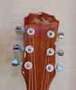 GUITAR JEAN PAUL JPCXS50CET-YB GLOSSY YELLOW BURST 39" ACOUSTIC ELECTRIC CUTAWAY STEEL STRINGS