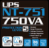 COMPUTER UPS FORZA NT-751 NT-751D 750VA 375W