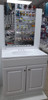 BATHROOM CABINET ZENITH #RCB30WW WHITE VANITY WITH WHITE CULTURED MARBLE TOP 30"W X 35"H X18"D AND MIRROR