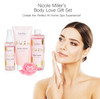 Gift Set Nicole Miller 3 Pc Pink Rose Body Care Set