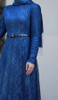 Dress Evening lace Lined Plus Size Burgandy / Blue / Pink