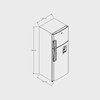 REFRIGERATOR WHIRLPOOL WRW25CKTWW 9.2CF