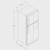 REFRIGERATOR WHIRLPOOL WRJ43AKTWW 14CU.FT 1Y