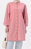 Top Tunic Blue / Pink Button