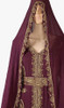 Gown Beaded Emerald / Burgandy