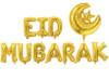 Eid / Ramadan Banner Gold Foil 11pcs