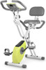 Exercise Bike Folding Grey Yellow