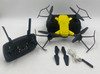 Toy Drone Quadcopter Yellow In Back Case