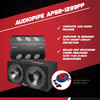 SPEAKER BOX CAR AUDIO PIPE 12" APSB-1299PP SUB WITH AMPLIFIER APSE-120PC + APCLE-1002 + BMS-750 KIT