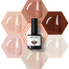 Nail Modelones Gel Polish Set 6pcs Nude Pink Tone
