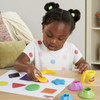 Toy Play-Doh Shapes and Colors Preschool w/ 5 playmats