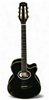 GUITAR JEAN PAUL JPCX50CET-B GLOSSY BLACK 39" ACOUSTIC ELECTRIC CUTAWAY NYLON STRINGS
