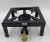 STOVE 1 BURNER CAST IRON SGB-01 ANGLE IRON FRAME BLACK