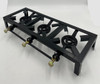 STOVE 3 BURNER CAST IRON SGB-03 ANGLE IRON FRAME BLACK