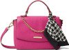 Bag Anne Klein Satchel W/chain Pink