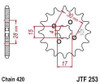 M/CYCLE SPROCKET JT JTF253.14 FRONT C70