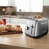 TOASTER 2 SLICE KITCHENAID KMT2115CU WITH MANUAL LIFT LEVER EMPIRE SILVER 1Y
