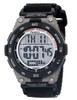 Watch Armitron Sport Men's 40/8330BLK Brown Accented Digital Chronograph Black Nylon Strap