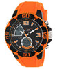Watch U.S. Polo Assn. Sport Men's US9483 Sport with Orange Silicone Band