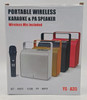 SPEAKER BOX PORTABLE WIRELESS KARAOKE & PA YS-A35 MINI