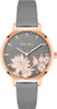 Watch Women Nine West Strap Floral Pink /Grey 2884