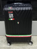 LUGGAGE SUITCASE TUCCI Italy LARGE 28" BORDO T0323-28IN-BLK ABS HARD COVER 4 WHEEL SPINNER BLACK