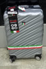 LUGGAGE SUITCASE TUCCI Italy MEDIUM 24" STORTO T0324-24IN-SILWT ABS HARD COVER 4 WHEEL SPINNER SILVER WHITE